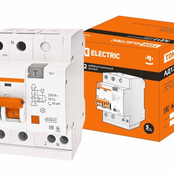 ДИФ 2P 25A  30мА C TDM АД-12 (3)
