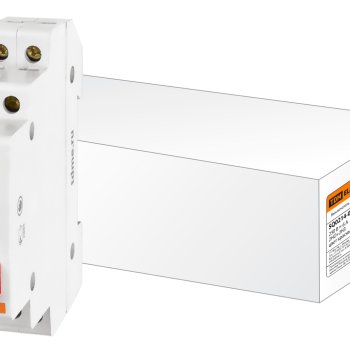 Выключатель кнопочный TDM ВКИ-47 2НО,2НЗ красный (12)