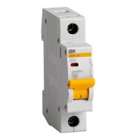 Выключатель автоматический 1P  16A 4,5kA B IEK BA47-29 (12/144)