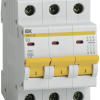 Выключатель автоматический 3P   3A 4,5kA В IEK BA47-29 (4/48)