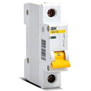 Выключатель автоматический 1P   0,5A 4,5kA C IEK BA47-29 (12/144)