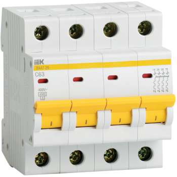 Выключатель автоматический 4P  50A 4,5kA C IEK BA47-29 (3/36)