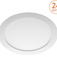 Светильник точечный круг 24Вт D225х27мм 4000К Wolta DLUS белый 1800Лм (10)