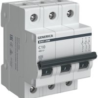 Выключатель автоматический 3P 10A 4,5кА C ВА47-29М Generica (4/48)