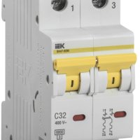 Выключатель автоматический 2P 32A 6кА C IEK BA47-60M (6/72)