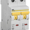 Автоматический выключатель IEK 2P  10A 6kA C BA47-60 (6/90)