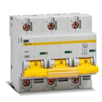 Выключатель автоматический 3P  63A 10kA C IEK BA47-100 (4/40)