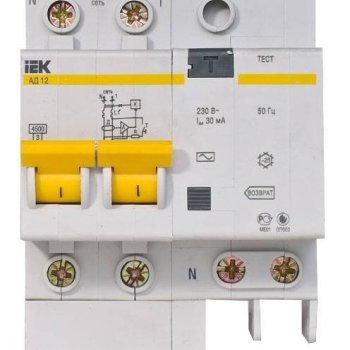 ДИФ 2P 20A 30мА IEK АД-12 (5)