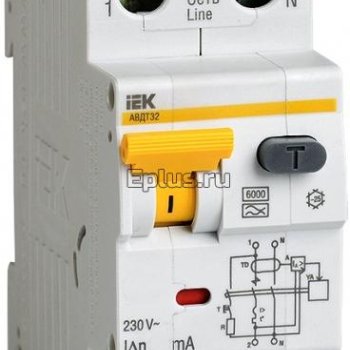 ДИФ 2P 50A 100мА IEK АВДТ-32 (6)