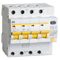 ДИФ 4P 16А 30мА IEK АД-14 (3)