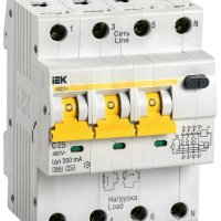 ДИФ 4P 25A 300мА IEK АВДТ-34 (3/30)