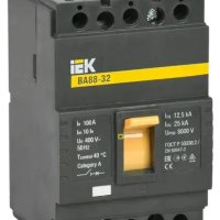 Выключатель автоматический 3P 100А 25кА IEK ВА88-32 (20)