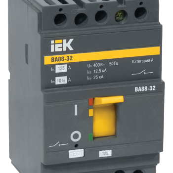 Выключетель автоматический 3P 125А 25кА IEK ВА88-32 (20)