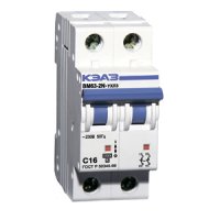 Выключатель автоматический 2P  50А 6kA C КЭАЗ ВМ63 (6)