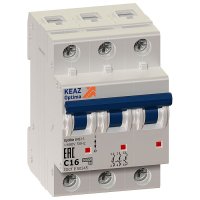 Выключетель автоматический 3P  40А 6кА C КЭАЗ ВМ63 (4)