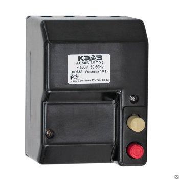 Выключатель автоматический АП50Б-3МТ-10IH 50A КЭАЗ (6)