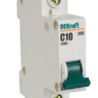 Выключатель автоматический 1P  10A 4,5kA C DEKraft BA-101 (12)
