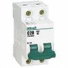 Выключатель автоматический 2P 20A 4,5kA C DEKraft BA-101 (6/72)