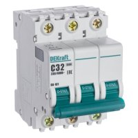Выключатель автоматический 3P 32A 4,5kA C DEKraft BA-101 (4)