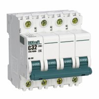 Выключатель автоматический 4P 32A 4,5kA C DEKraft BA-101 (3)