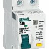 ДИФ 1Р+N 10А 30мА АС 4,5кА С DEKraft ДИФ-103 (6)