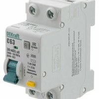 ДИФ 1Р+N 63А 30мА АС 4,5кА С DEKraft ДИФ-103 (6)