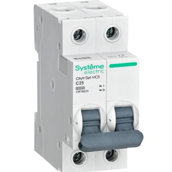 Выключатель автоматический 2P 25A 6кА C Systeme Electric City9 (12)