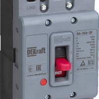 Выключатель автоматический 3P 80А 25кА DEKraft ВА-302