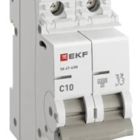 Выключатель автоматический 2P 10А 6кА C EKF ВА 47-63N PROXIMA (6)