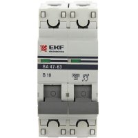 Выключатель автоматический 2P  20A 4,5kA C EKF ВА47-63 PROxima (6)