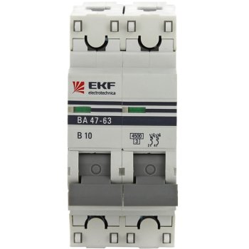 Выключатель автоматический 2P  20A 4,5kA C EKF ВА47-63 PROxima (6)