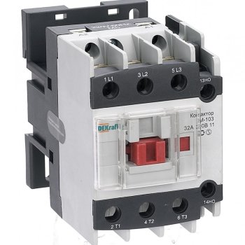 Контактор 32А 220В АС3 1НО+1НЗ DEKraft КМ-103