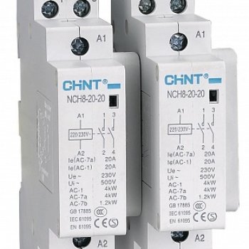 Контактор модульный 20А 220В 2НО Chint NCH8-20/20 (10/96)