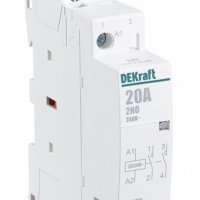 Контактор модульный 20А 230В 2НО DEKraft МК-103 (12)