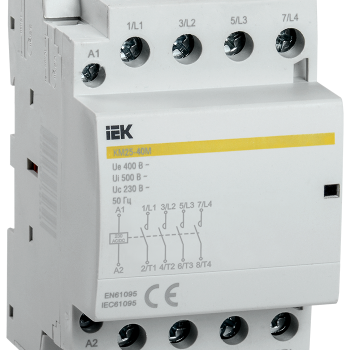 Контактор модульный IEK КМ25-40М AC/DC (1)