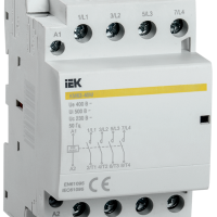 Контактор модульный IEK КМ63-40М AC/DC (60)