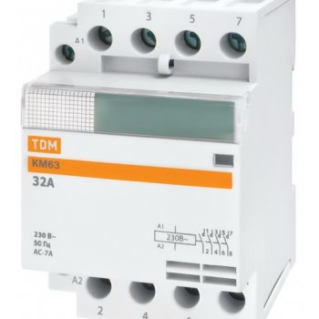 Контактор модульный TDM КМ63/4-32 4НО (4)
