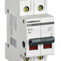 Выкл нагрузки 2Р  63А Generica ВН-32 (6/72)