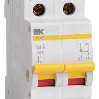Выключатель нагрузки 2Р  63А IEK ВН-32 (6/120)