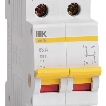 Выключатель нагрузки 2Р  63А IEK ВН-32 (6/120)