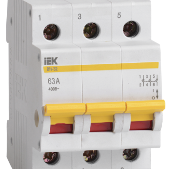 Выключатель нагрузки 3Р  63А IEK ВН-32 (4/80)