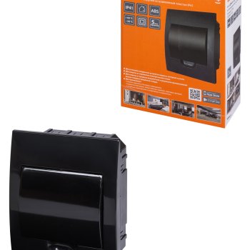 Бокс ЩРВ-П- 6 IP40 219х148х92мм TDM Антрацит (20)