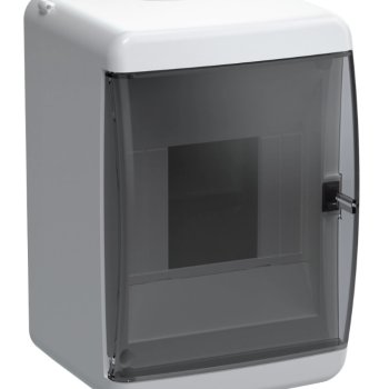 Бокс КМПн- 4 IP41 140х96х93мм черн. прозр. дверь IEK TEKFOR (12)
