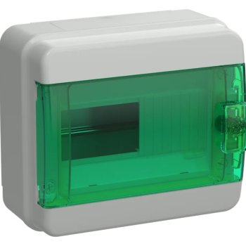 Бокс КМПн- 8 IP65 178х204х114мм зелен. прозр. дверь IEK TEKFOR (4)
