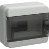 Бокс КМПн- 8 IP65 178х204х114мм черн. прозр. дверь IEK TEKFOR (4)