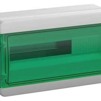 Бокс КМПн-18 IP65 245х408х153мм зелен. прозр. дверь IEK TEKFOR