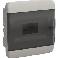 Бокс ЩРВ-П- 8 IP41 240х218х102мм черн. прозр. дверь IEK TEKFOR