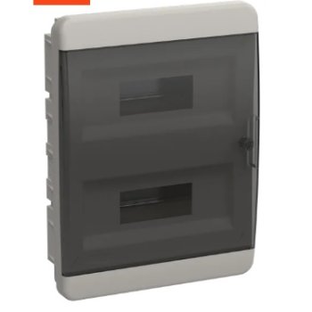 Бокс ЩРВ-П-24 IP41 385х290х102мм черн. прозр. дверь IEK TEKFOR