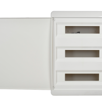 Бокс ЩРВ-П-54 IP41 535х398х102мм бел. дверь IEK TEKFOR