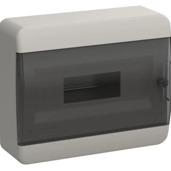 Бокс ЩРН-П-12 IP41 240х290х102мм черн. прозр. дверь IEK TEKFOR